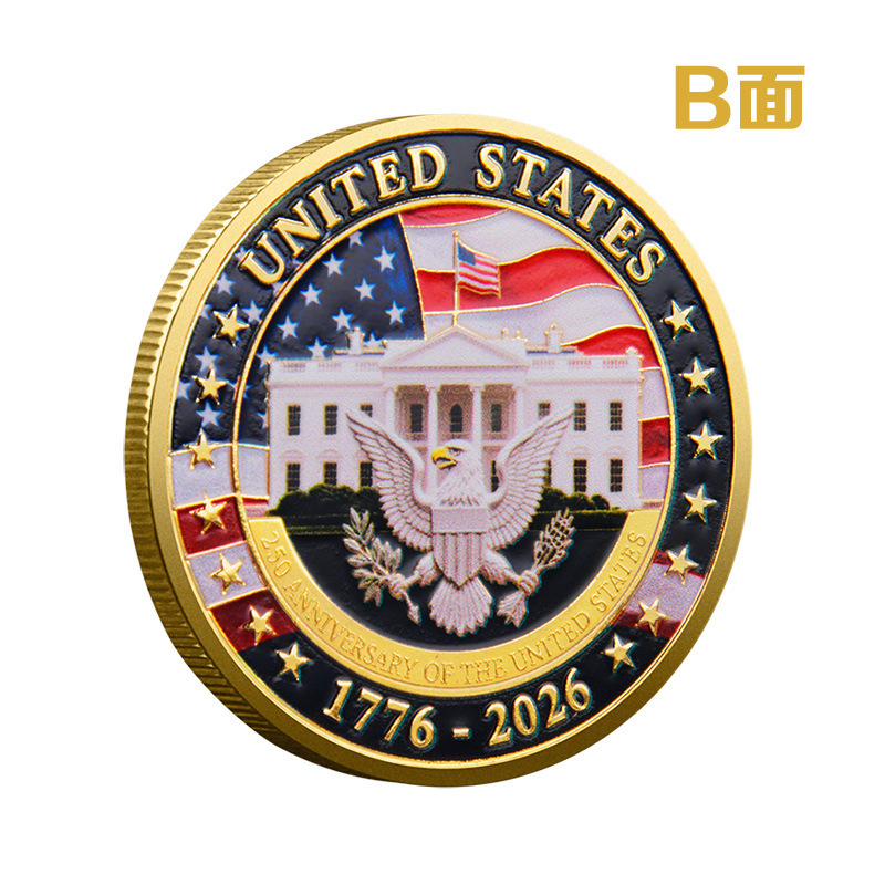 アメリカ自由の鐘記念コイン 自由の女神 アメリカ独立記念250周年記念バッジ 貿易記念コイン|undefined