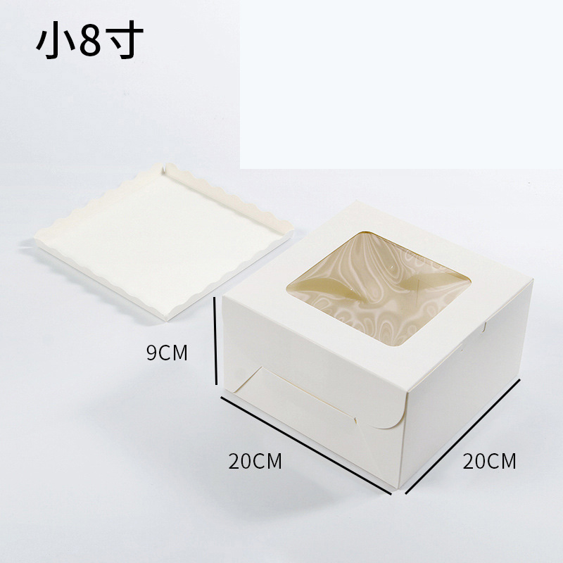 Caja Blanca de 6 - 2 pulgadas pequeñas; 1 juego