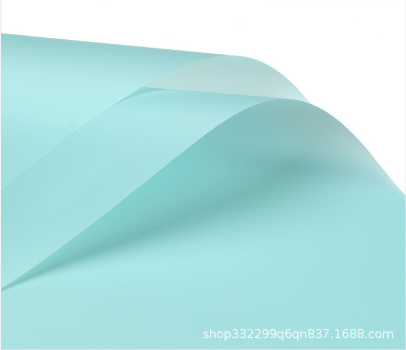 Embalaje de flores Papel de haz coreano Florería Ramo Material de embalaje Papel mate translúcido Papel liso coreano Papel de flores