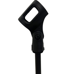 Manufacturer Direct Wholesale Desktop Microphone Stand Iron Pipe Microphone Stand Round Disc Weighted Base Capacitor Microphone Stand