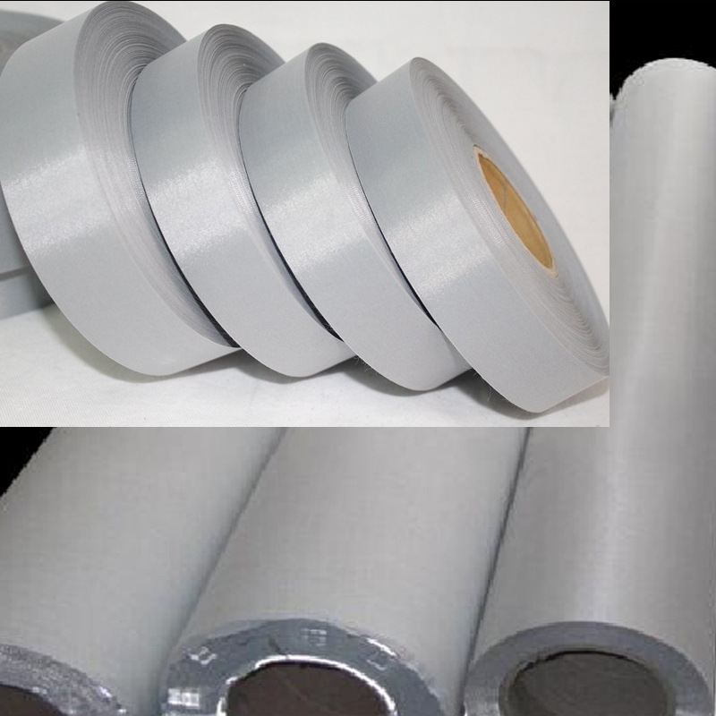 可切各种规格反光布条 高亮印花化纤反光条 服装安全警示反光辅料