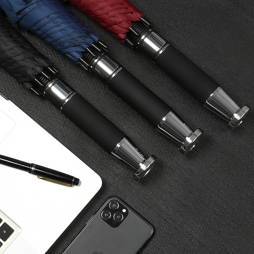 Automatic golf umbrella long handle business umbrella plus large car logo advertising umbrella wholesale manufacturer can print logo