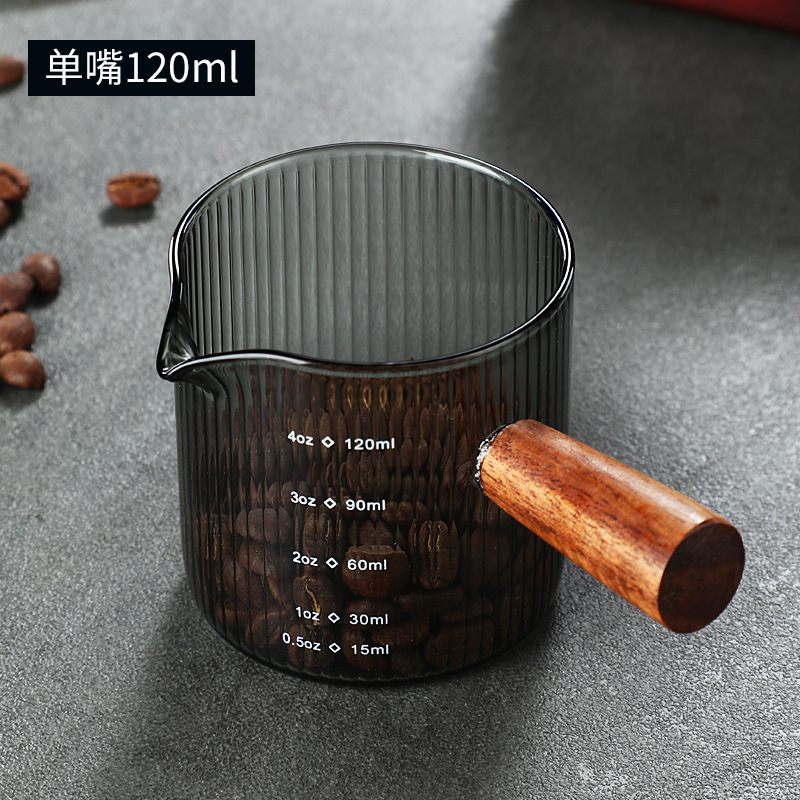 木は口の小さいミルクの杯のコーヒーのミルクの杯のイタリア式のガラスのコーヒーの計量カップのラテカップのミニのミルクの缶の杯の杯の杯の杯の杯の杯の杯の杯|undefined
