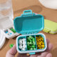 Wheat Straw Small Medicine Box Three-compartment Mini Portable Medicine Storage Box for Business Travel Sealed Moisture-proof Pill Box