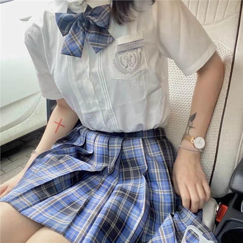 Genuine Japanese student pleated skirt