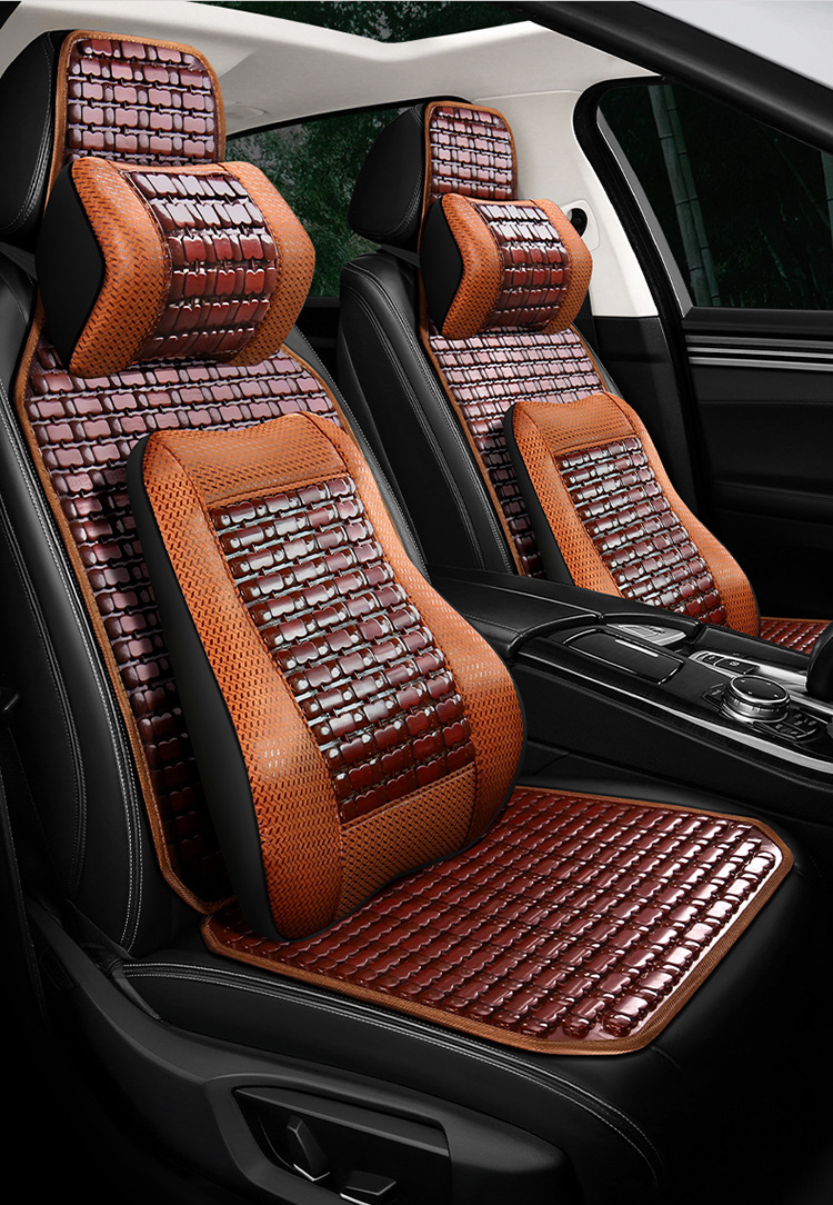 New summer bamboo car cushion mahjong summer mat bamboo car cushion car truck universal seat cushion cool cushion