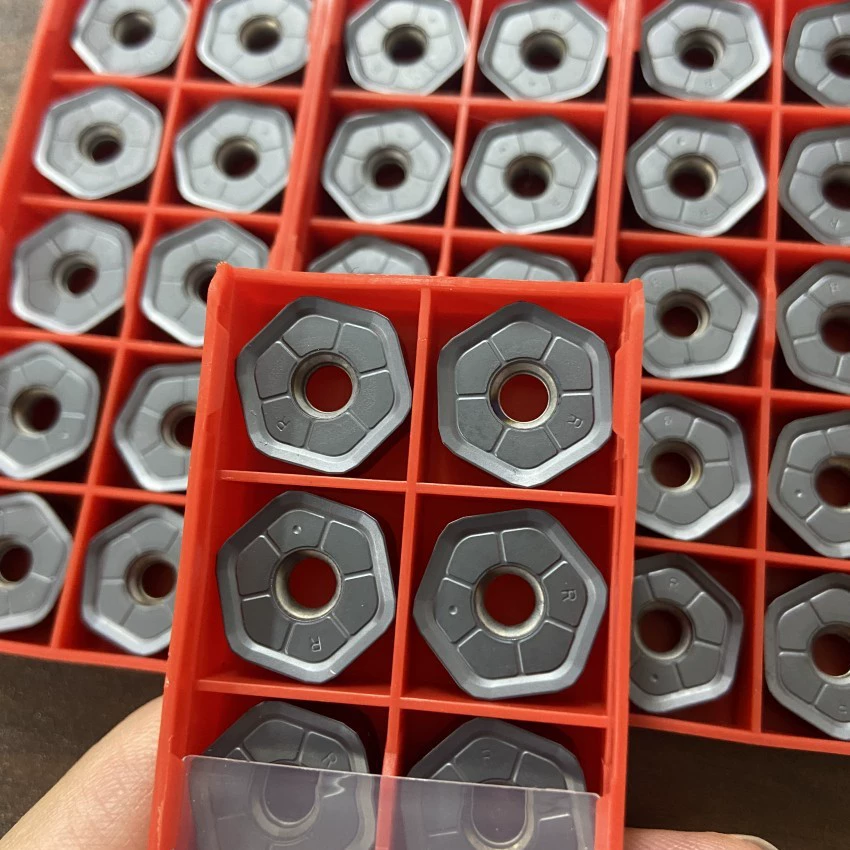 Лезвие фрезерного станка с ЧПУ 45 градусов Открытая шероховатая поверхность фрезы для зерна HNGX0906ANSN-R обработка стали нержавеющая сталь чугун