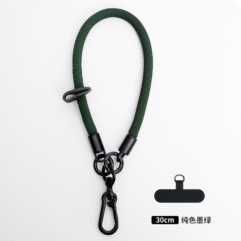 Cordón de teléfono móvil al por mayor crossbody ajustable avanzado Halter muñeca tejida Sling back clip caja del teléfono móvil correa de cordón