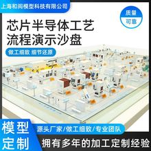 芯片半导体工艺流程演示沙盘模型生产制作 手工制作细节高度还原
