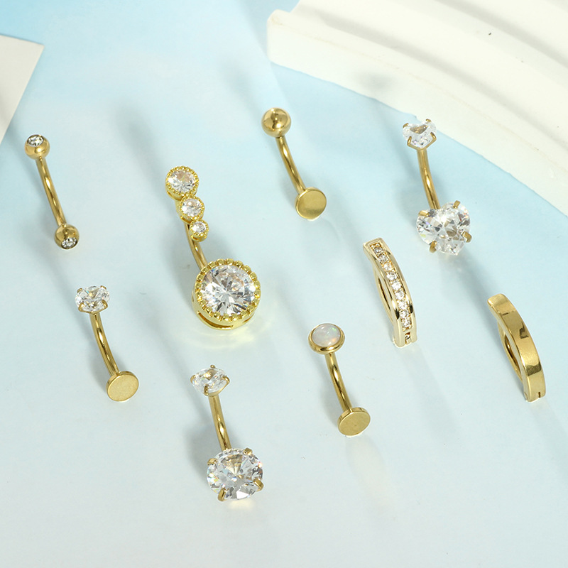 Labret piercing jewelry detail image