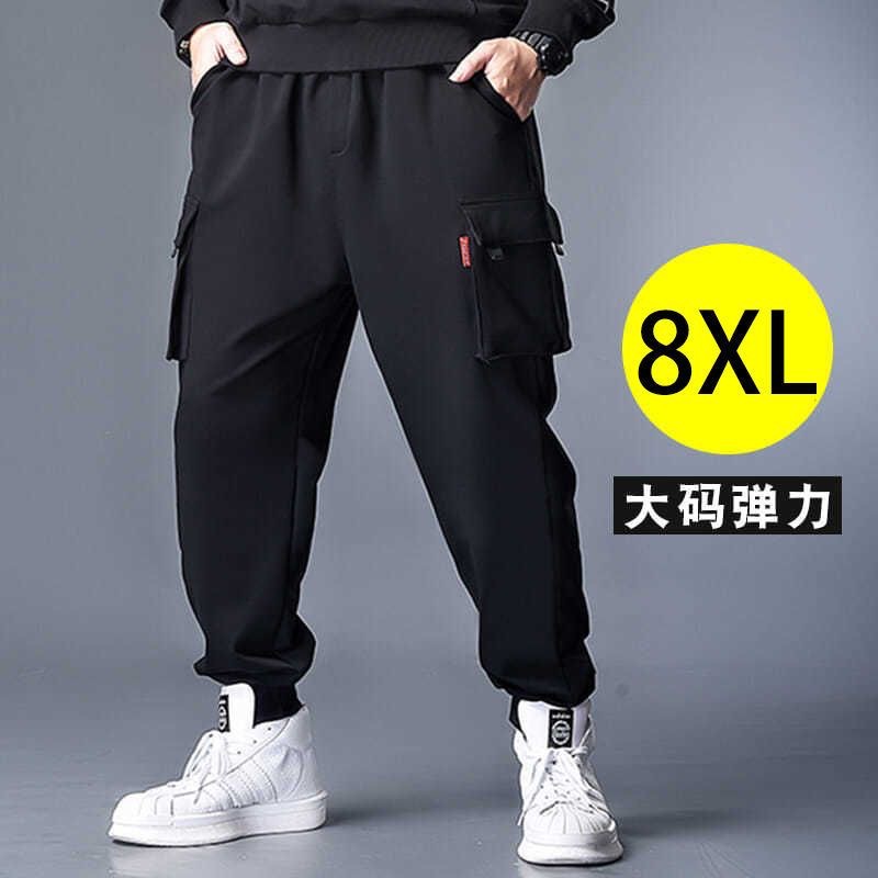 New Summer Cargo Pants for Men, Loose Fit, Plus Size, Oversized Sports Pants for Men, Plus-Size Pants for Men, Thin Casual Pants for Men