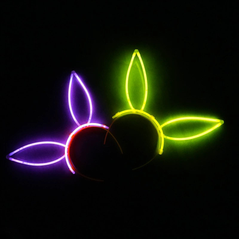 Светящаяся палочка кроличьи уши Микки Голова Обруч Рождество Хэллоуин Бар Карнавальный реквизит Сумка Набор Рождество