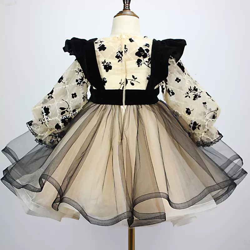 Summer children's dress girl's, small princess costume, piano performance costume, special occasion clothing, Birthday gift, European style, western style