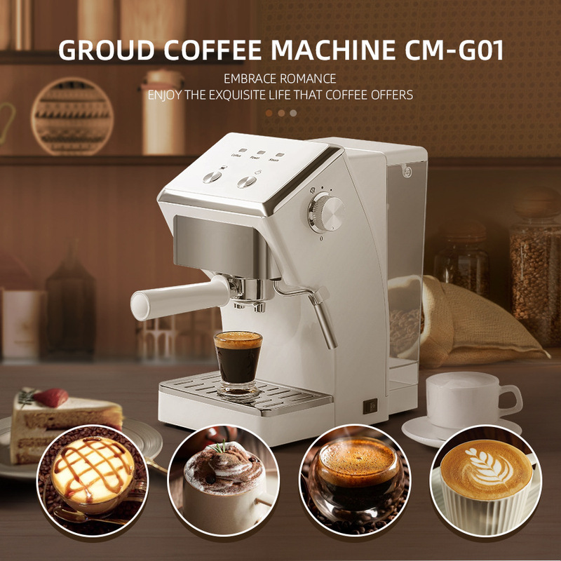 Cross-Border Customized Oem Coffee Machine Hotel Semi-Automatic Coffee Machine Italian Style Household Milk Espresso New Cross-Border Customized Oem Coffee Machine Hotel Semi-Automatic Coffee Machine Italian Style Household Milk Espresso New