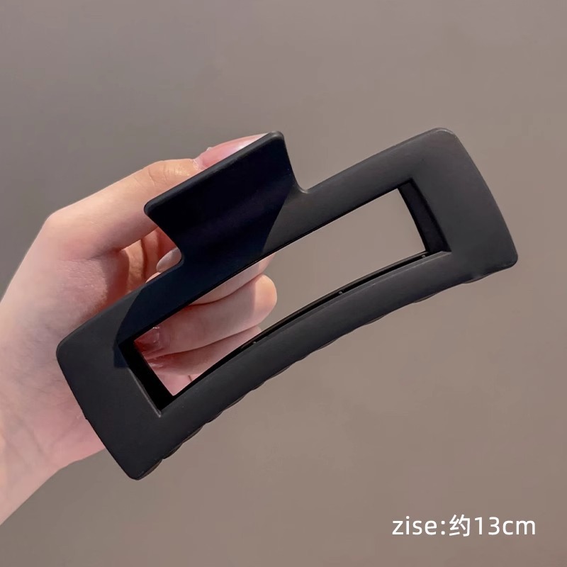 Pin de pelo de peluche para mujeres otoño y invierno estilo coreano peludo gran clip de agarre de cabeza trasera clip de tiburón temperamento clip de agarre de cabello adornamiento de cabeza