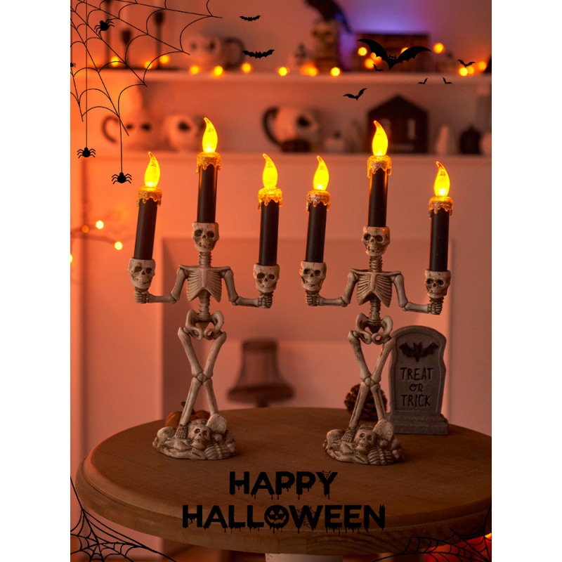 Halloween shot prop Ghost Hand Electronics candle Haunted House bar terror theme arrangement Decoration party decorate