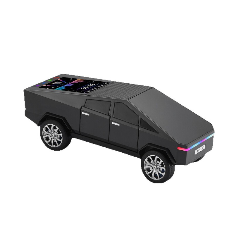 サイバートゥル 車載モデル装飾用スピーカー カラースクリーン付き 低音重視 大音量 人気商品 クロスボーダー対応スピーカー Bluetooth|undefined