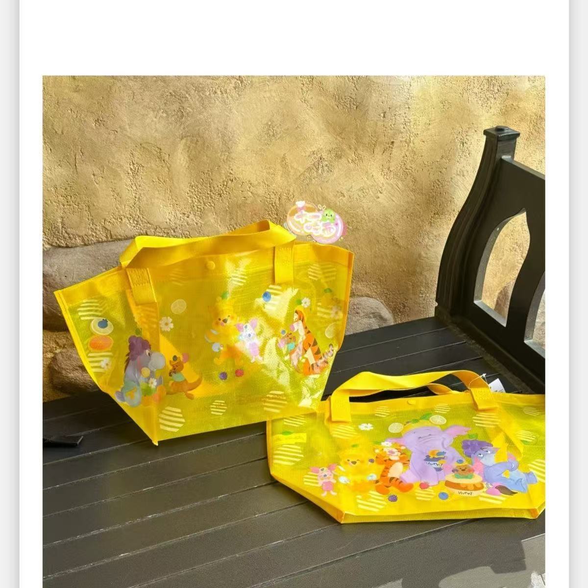 Cute Poop-Poop Waterproof Handbag Suitable for Inner Pooh Shopping Bag Protective Case Large Capacity Storage Eco Bag