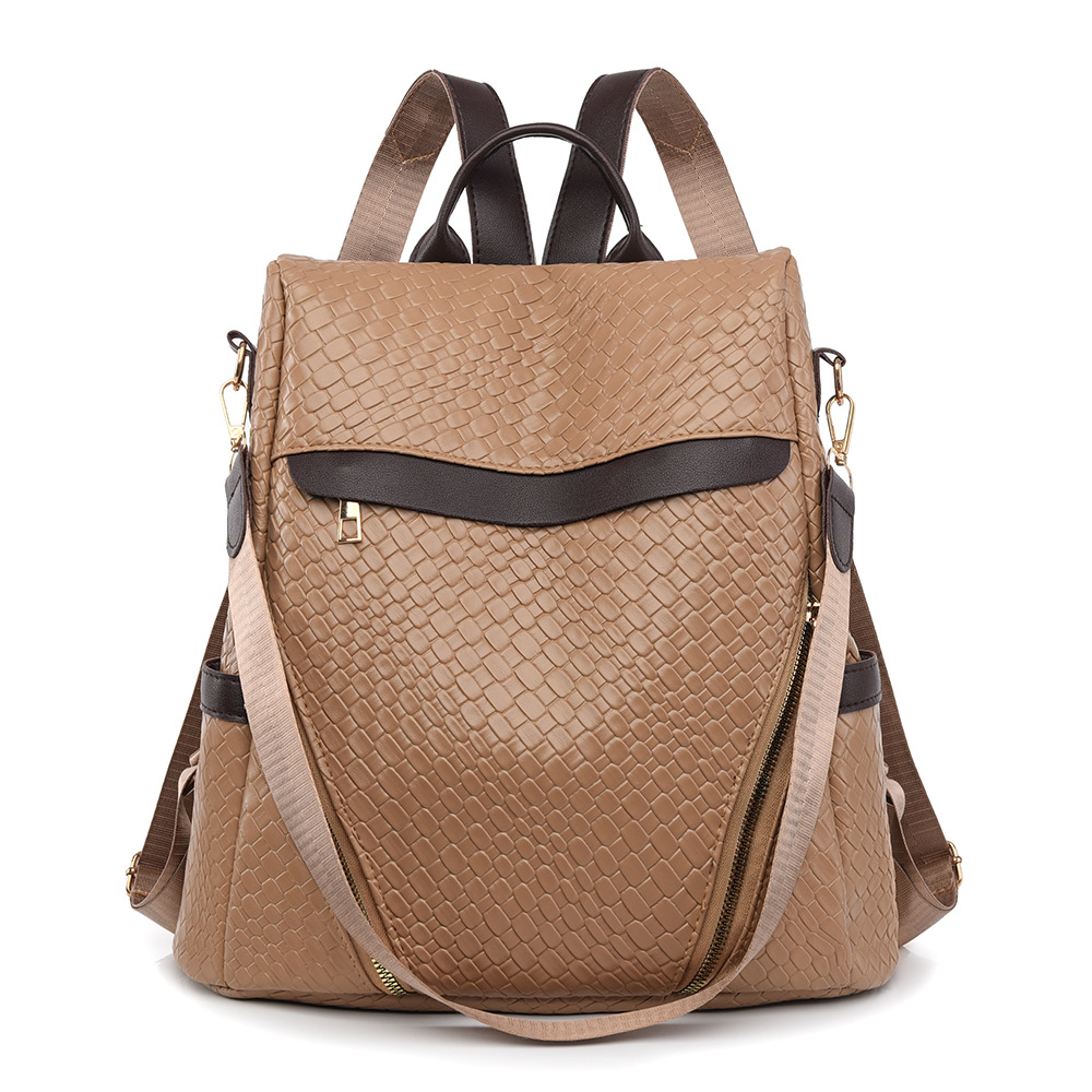 Nueva mochila antirrobo casual para mujer, mochila simple retro de gran capacidad, mochila de viaje multiusos impermeable de moda