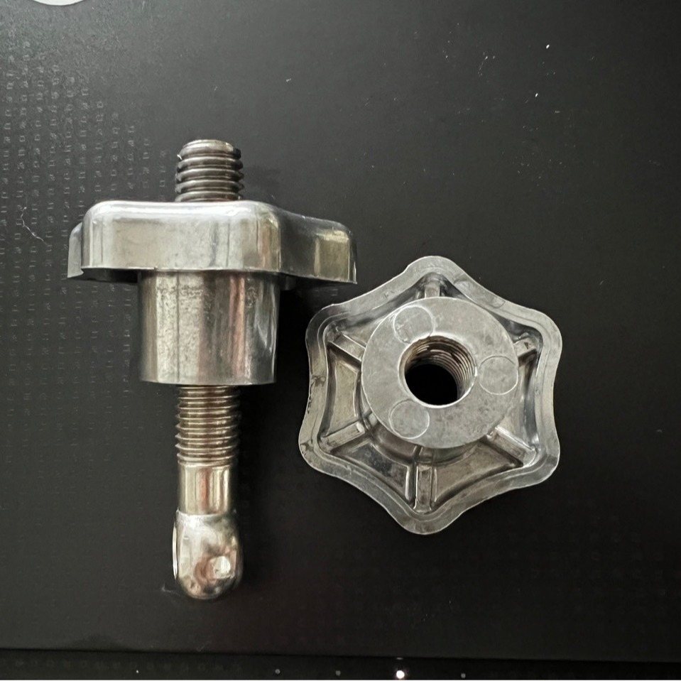 高强度 防滑M16铝螺母 表面做防腐和抛光处理