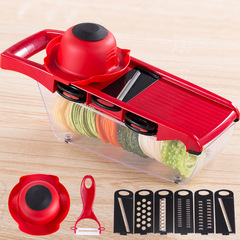 多機能野菜切り神器キッチンマッシュポテト糸切り器神器家庭用マッシュポテトスライス削り器糸拭き器