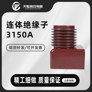 Tianci 10Kv High Voltage Conjoined Insulator 3150A Epoxy Resin Anti-Fouling Type Pt Trolley