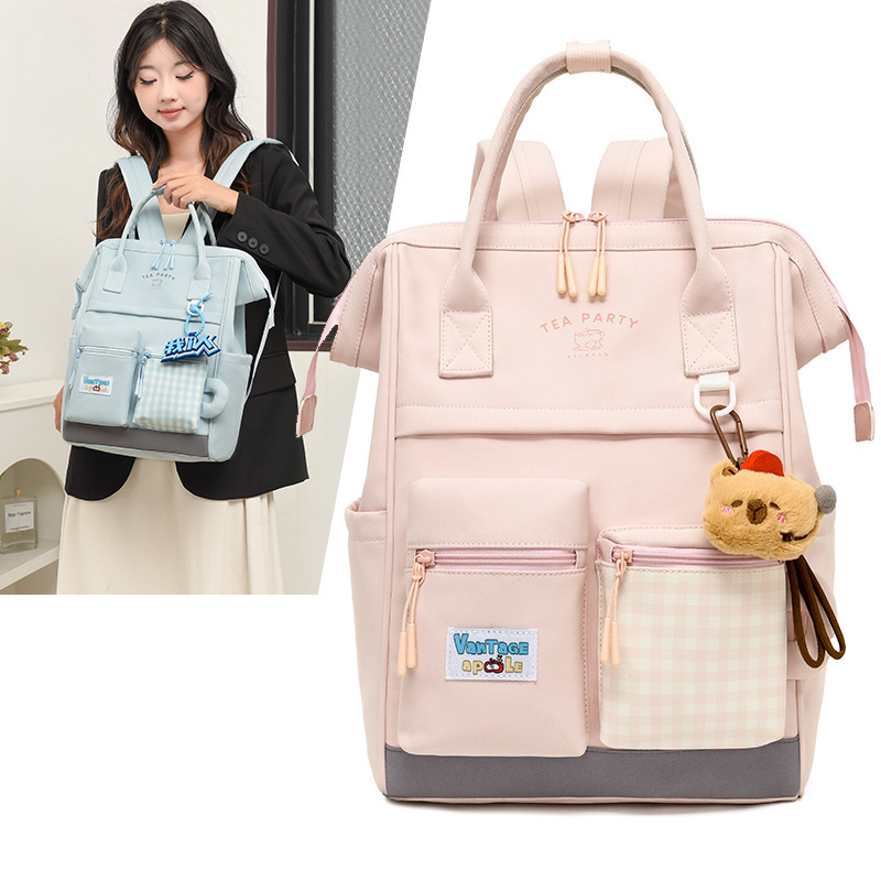 Mummy Bag, Lightweight and Fashionable New Style Mother and Baby Bag, Multifunctional Large-Capacity Outing Backpack for Mother and Baby Mummy Bag, Lightweight and Fashionable New Style Mother and Baby Bag, Multifunctional Large-Capacity Outing Backpack for Mother and Baby