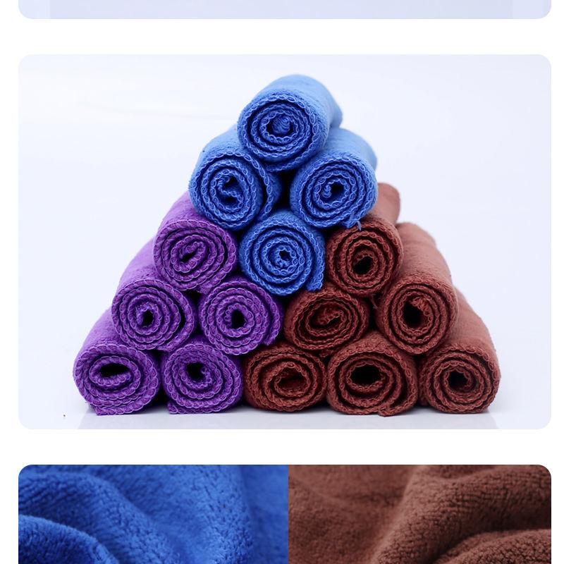 Thickened Absorbent Cleaning Cloth for Kitchen Degreasing, Dishwashing Towel, Table Wiping, Glass Cleaning, and Household Cleaning Towel