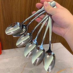 ステンレススプーン1010先スプーンスプーン洋食スプーン食器家庭用食事スプーンコーヒースプーン幼稚園スプーン