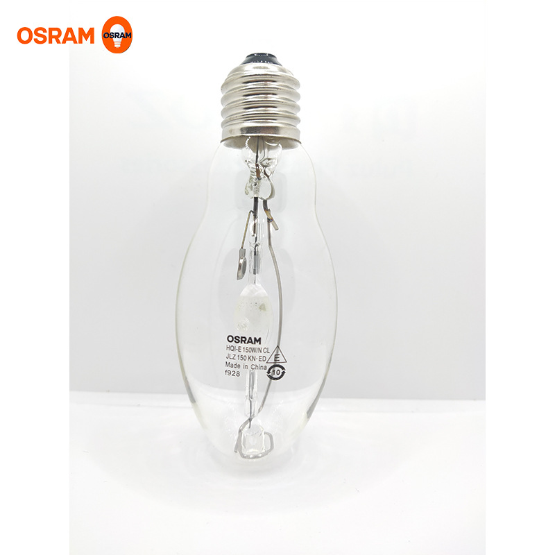 OSRAM HQI-E 150W | N 투명 미국 표준 전구 금속 할로겐 램프 E27 나사 구형 금속 할로겐 전구 OSRAM