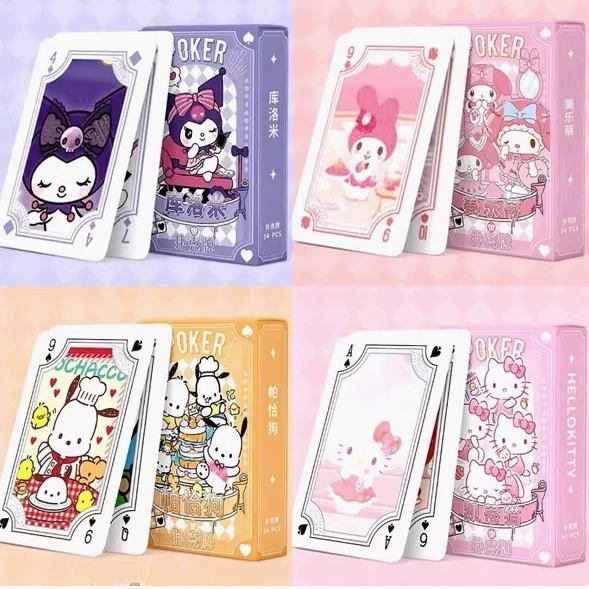 Sanrio, развлекательные игральные карты, семейные игры