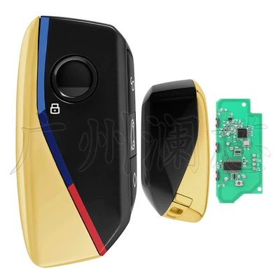 Suitable for Bmw Fem Bdc Cas4 Modification and Upgrade 49-Chip Smart Card Remote Control Key 315/433/868 (Car Keys) - 315mhz-id49-chip-gold-version