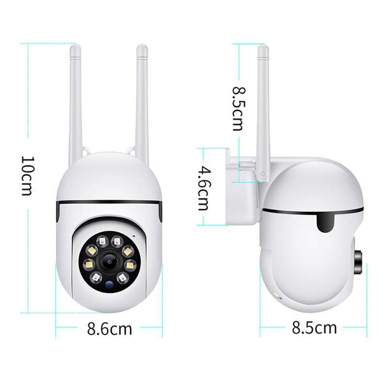 USB bombilla cámara inalámbrica WiFi HD visión nocturna PTZ control techo montado en la pared de vigilancia de seguridad al por mayor