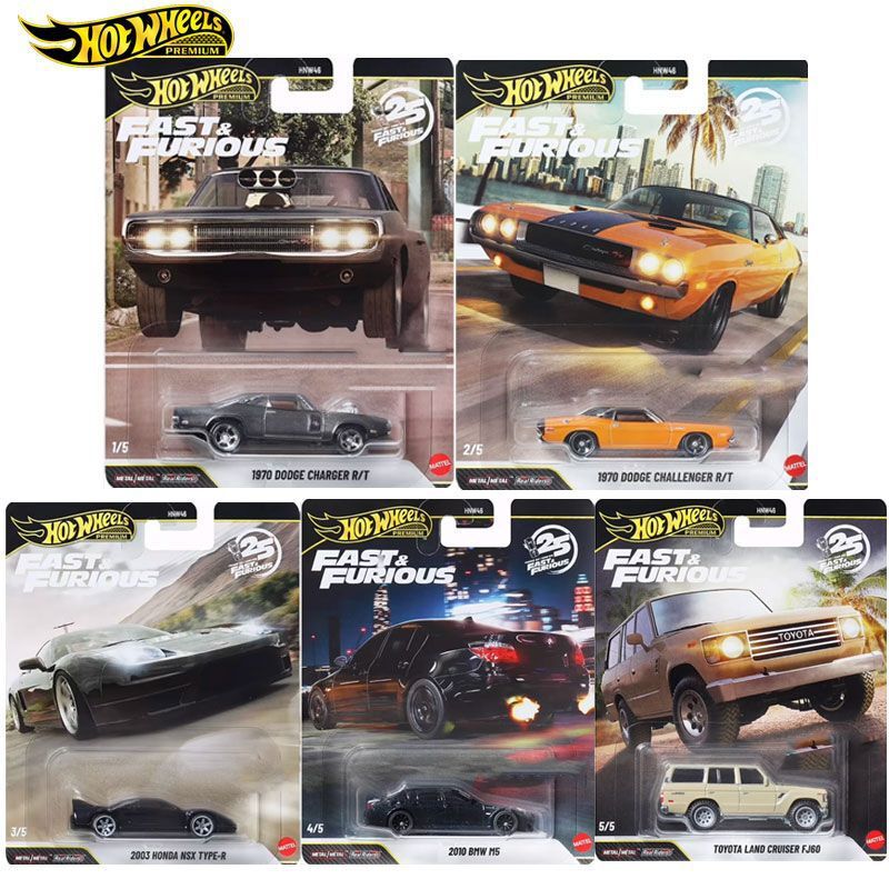 Hot Wheels Fast and Furious Cultural Simulation Alloy Car Model Dodge Bmw Honda Collectible Toy Hnw46 Hot Wheels Fast and Furious Cultural Simulation Alloy Car Model Dodge Bmw Honda Collectible Toy Hnw46