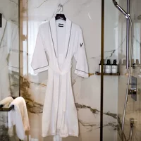 Лидер продаж Marriott W гостиничный халат хлопковый Халат Four Seasons дышащая мягкая вафельная ночная рубашка для пар Внешняя торговля трансграничная