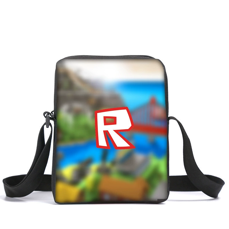 Сумка-планшет Roblox, аксессуар к игре, для учащихся начальных и средних классов, мультяшная унисекс рюкзак-сумка
