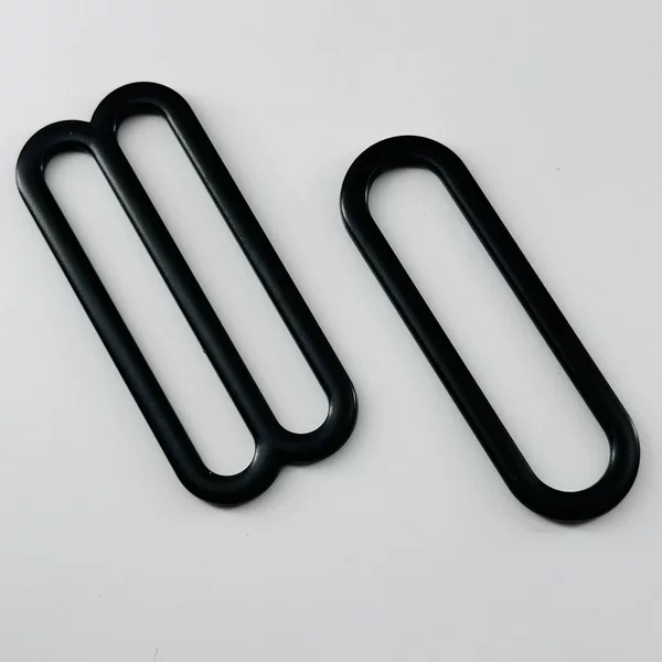 Oval backpack webbing buckle, oval 50mm egg-shaped buckle, 5.0cm D-ring buckle, 50mm webbing D-ring buckle