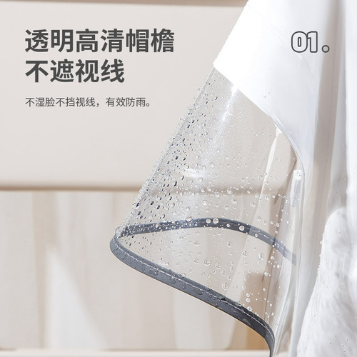 New Cute Cartoon Bear Children's TPU Raincoat Wholesale Indoor and Outdoor Primary School Students' Rain Poncho for Boys and Girls