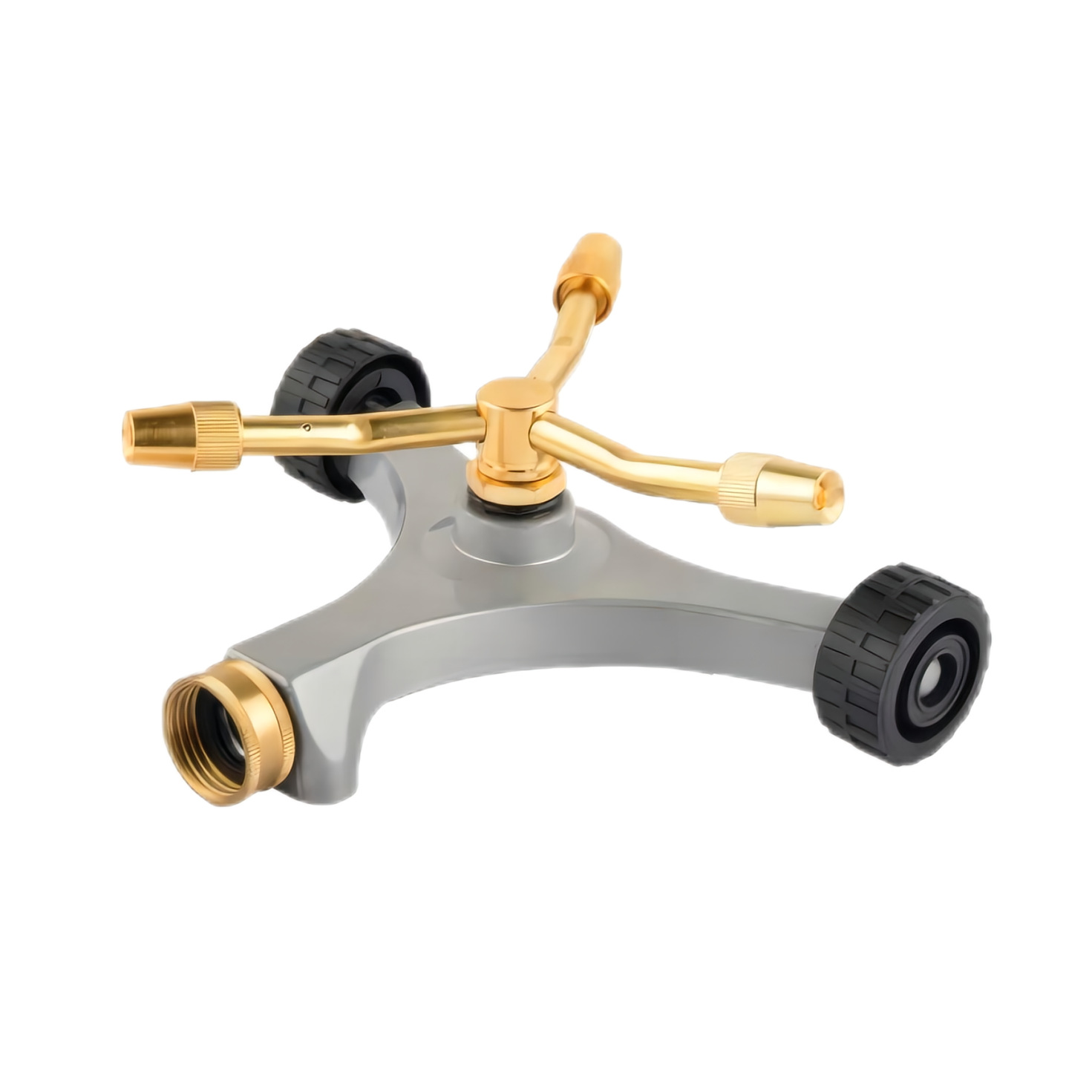 Garden Head 360 Degree Rotating Automatic Metal Base Irrigation Lawn Watering Sprinkler_voghion.com