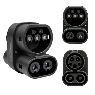 Ccs1 to Ccs2 New Energy Electric Vehicle Dc Charging Adapter 400A American Standard to European Standard Fast Charging Adapter (EV şarj adapterləri) - ccs1-ccs2