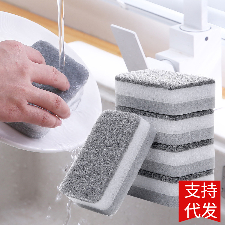 double-sided hygienic sponge bath sponge for home use