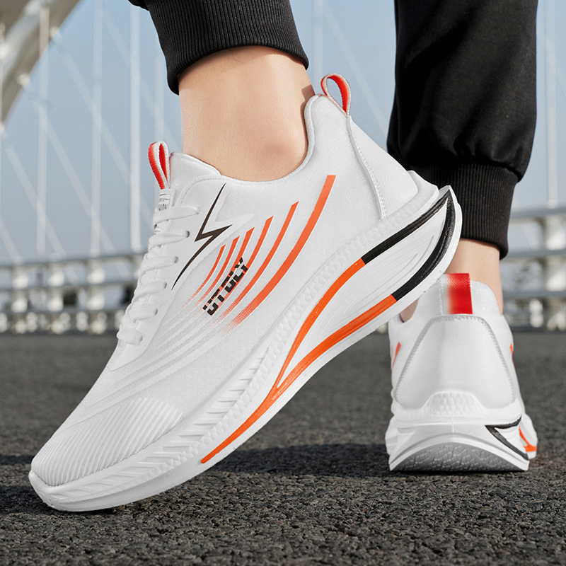 2025 primavera y verano nuevos zapatos deportivos casuales zapatos de malla para correr para jóvenes transpirables