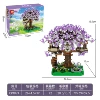 [Purple small size 15.5*12*12.5cm] Sakura Tree House