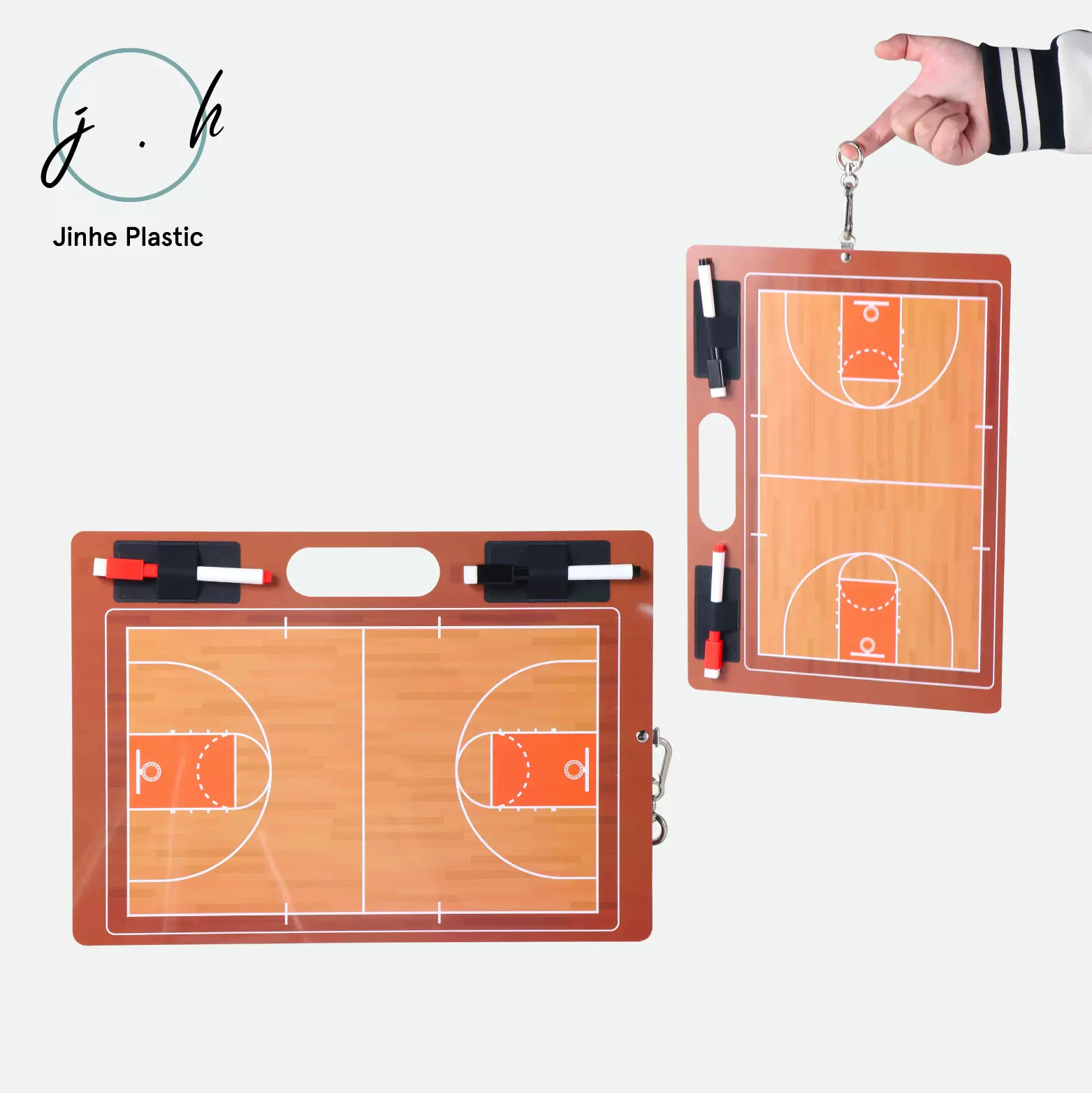 手提款战术板 篮球教练板 正反两用 含磁铁记号笔