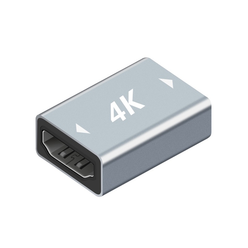 HDMI hembra a hembra Adaptador 8K macho a hembra 4K HD transmisión codo ángulo recto extensión conexión transmisión señal estable