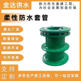 国标大口径柔性防水套管 不锈钢穿墙预埋止水套管 柔性套管可定制