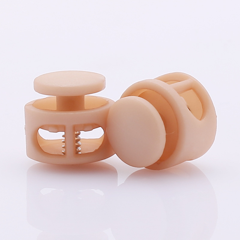 Soporte para hebillas de resorte de plástico teñidas a medida, mochilas, mochilas, zapatos antideslizantes, cintura de pantalón, hebillas de ajuste de cuerda