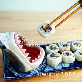 跨境鲨鱼嘴造型寿司蘸料碟套装 海洋趣味风日式餐具组合163