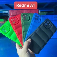 羽絨服手機殼適用小米型號REDMI A1波浪凹凸1.5MM加厚車線保護套