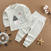 Infants Cotton Underwear suit men and women baby Paige Nursing belly Autumn coat Long johns children Cartoon Home pajamas